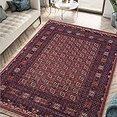 Keen Home Design 3x5 Rug - Machine Washable Entry Rug with Non-Slip Backing, Ideal for Enteryway, Kitchen, Bathroom, Laundry Room - Vintage, Easy Clean, Durable, Low Pile Rug - (3' x 5')