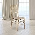 EMMA + OLIVER Gold Wood Chiavari Chair