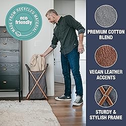 CleverMade Collapsible Laundry Hamper X-Frame