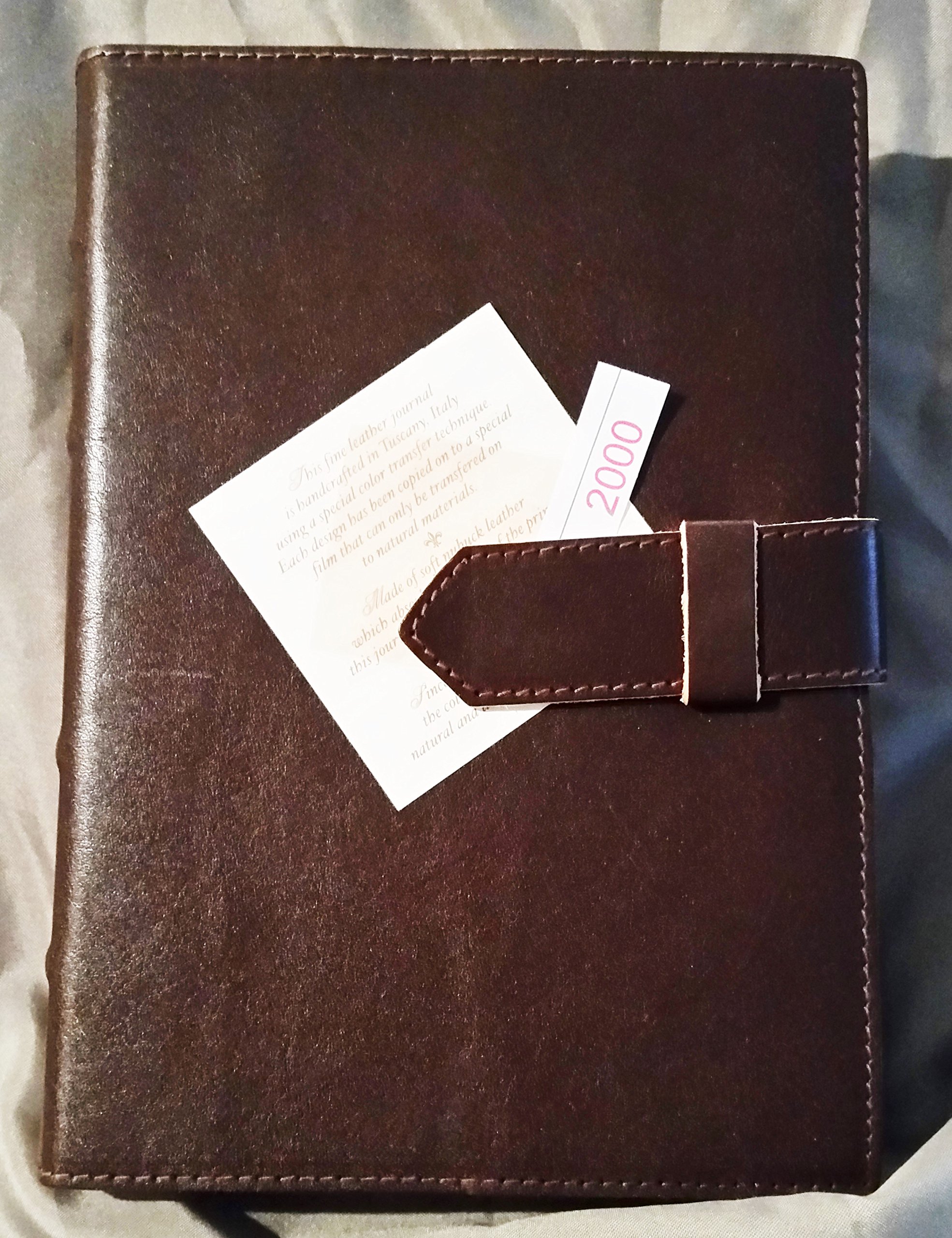 Brown Monastery Italian Leather Journal 6 X8 9780641568916