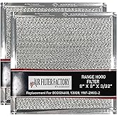 Air Filter Factory Stove Hood Vent 8X8 Inch RV Range Hood Vent Filter Replacement For BCC024600, 53028, VNF-2M03-2 Ventline Exhaust Fan 12-Layer Grease Filter 2-Pack