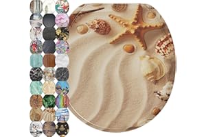 Sanilo Soft Close Toilet Seat ROUND, Quiet and Slow Close Lid and Seat, Strong Bumpers and Hinges, Sanibel