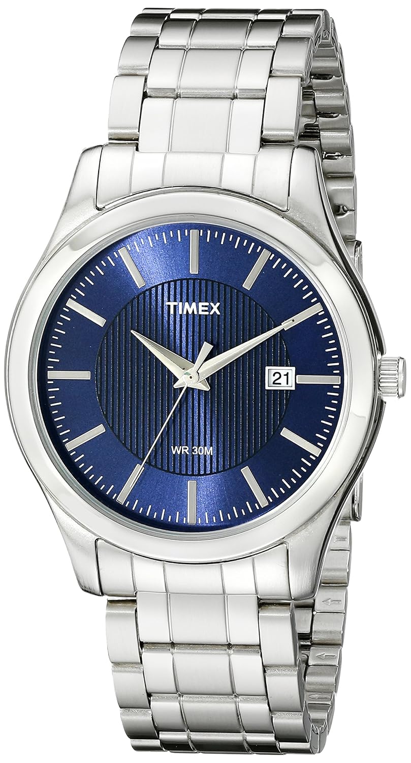 Bracelet De Montre Timex 20mm En Acier Inoxydable - Style Articulé - Couleur Argent - Neuf Sans étiquette
