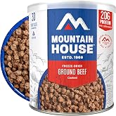 Mountain House Ground Beef #10 Can | Freeze Dried Survival &amp; Emergency Food | Gluten-Free | 22 Servings
