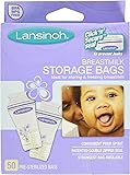 LANSINOH BREASTMILK STRGE BAGS 50 CT (3 pack)