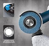 SATC 80 Grit Flap Discs 115mm Zirconia 10 Pack Type 29 for Angle Grinder view 3