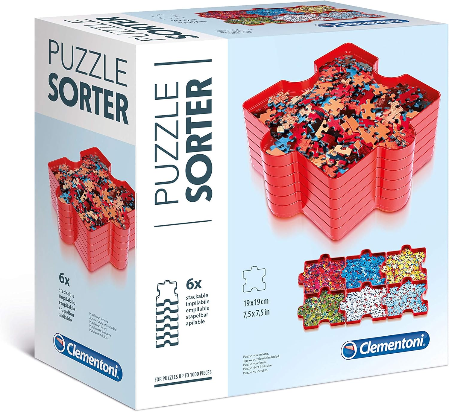 6 bandejas para organizar piezas de puzzles por 9,39€