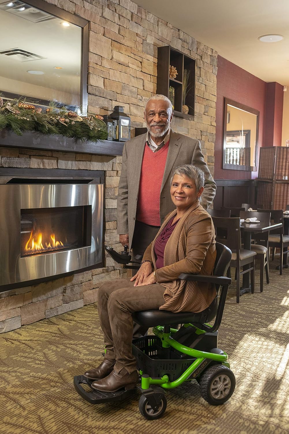 LITERIDER Envy GP162 Electric Travel Powerchair Golden Technologies Blue: Health & Personal Care