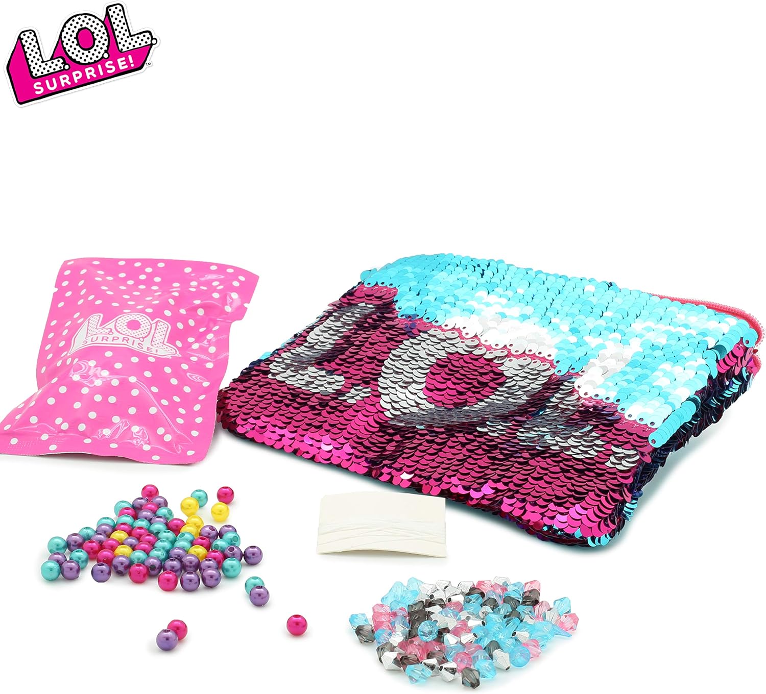 lol colour switch purse with diy bracelets