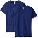 Fruit of The Loom Men's Fruit of The Loom V-Neck T-Shirt (4 Pack)
