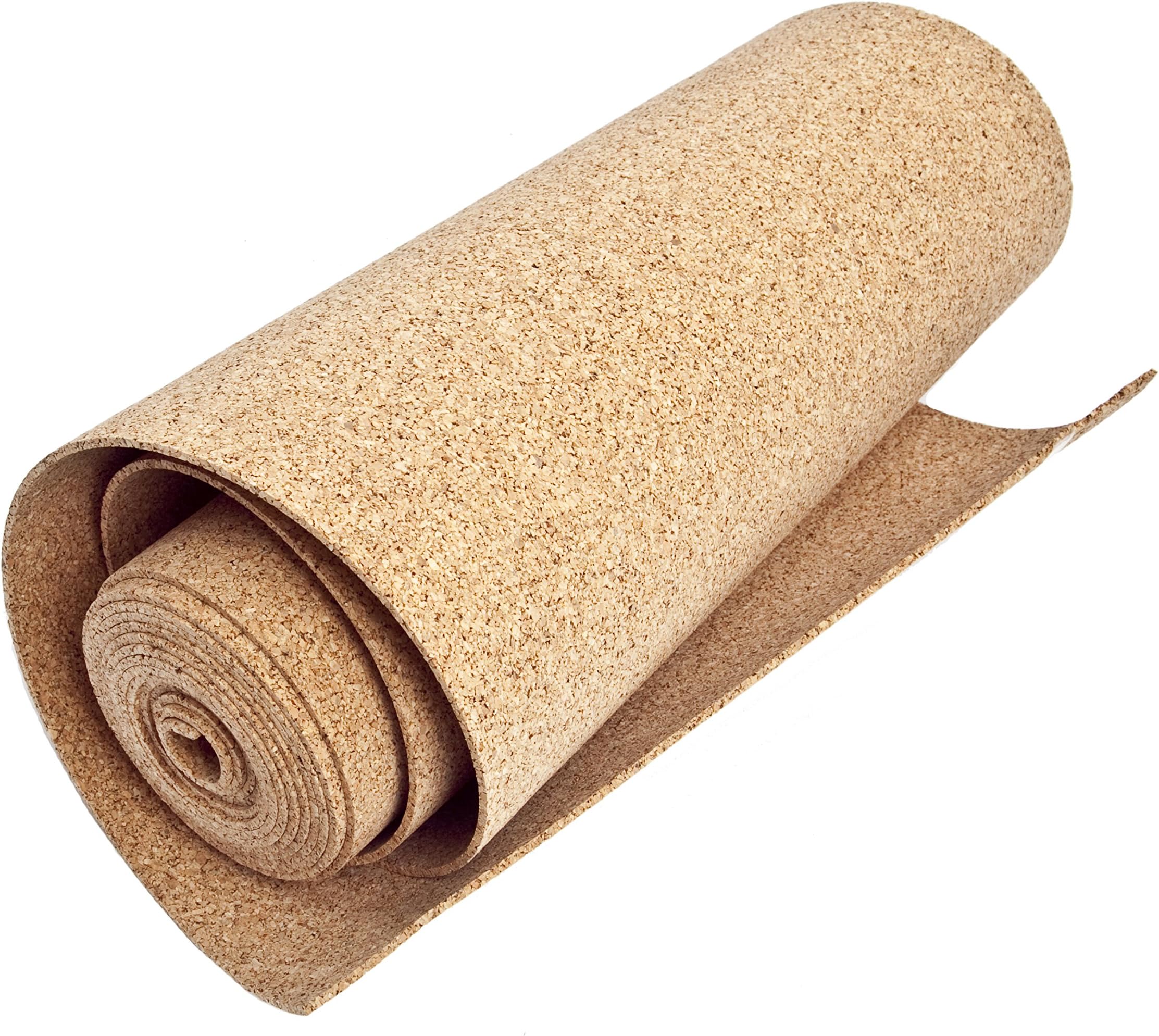 Amorim Cork 4 U 710429 Cork Underlayment, 48" x 3mm x 50 Linear Feet, (1 Roll)