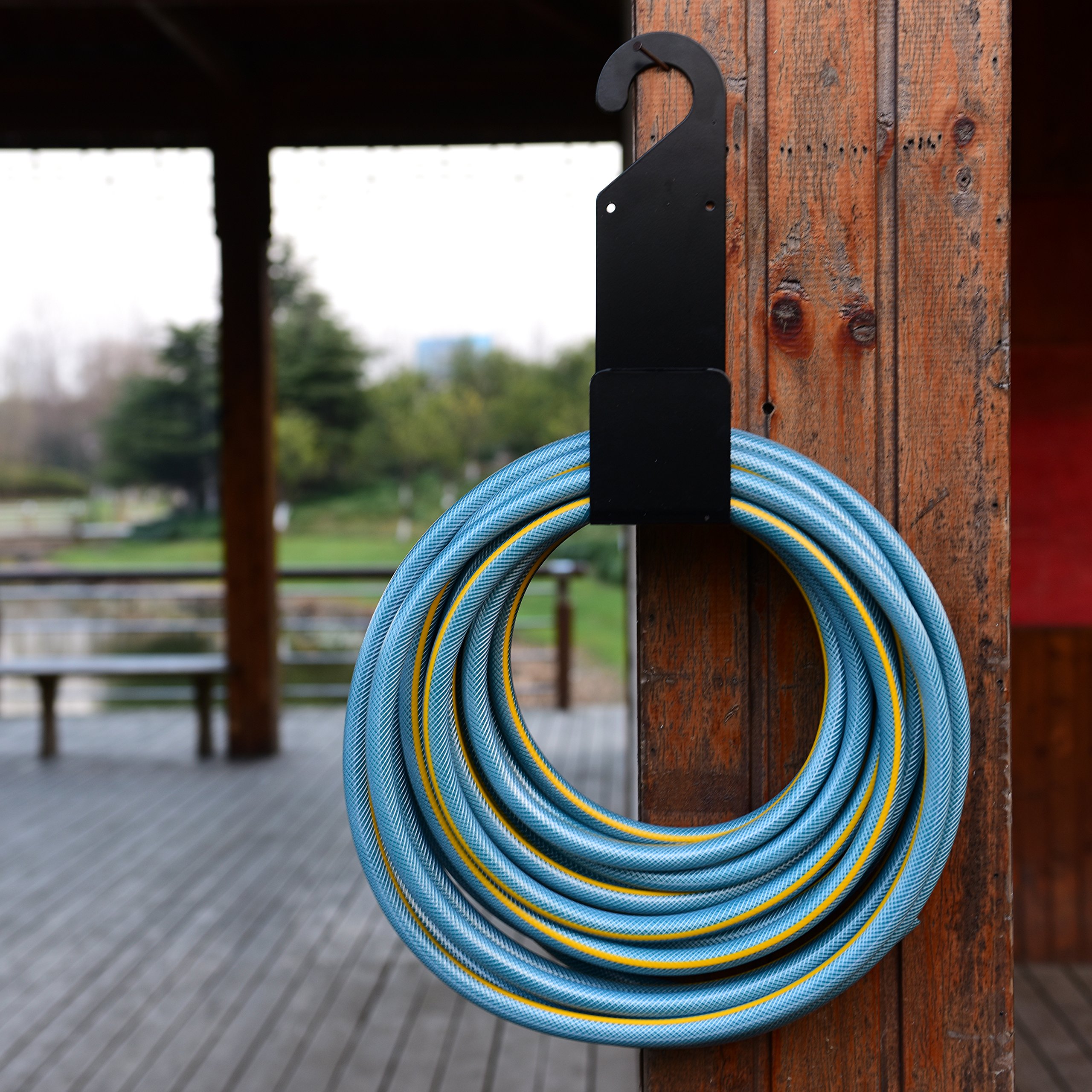 katoochy Best Black Garden Hose Holder Wall MountedDurable, Very