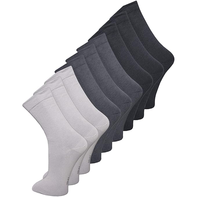 9 Paar Damen Venensocken – Socken ohne Gummi – ohne drückende Naht - Komfortbund