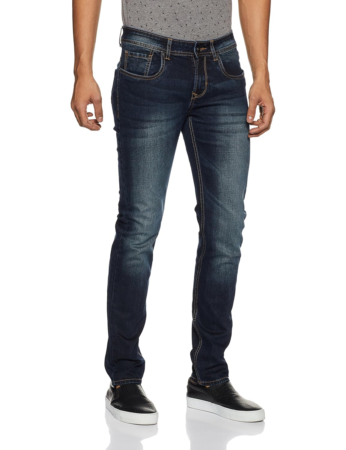 peter england men's skinny fit jeans