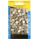 Zareba Systems HTGCS23100 Gritted Wire Crimping Sleeve 2-3 - Splice Wire, in-Line Strainers &amp; Loops at End Posts