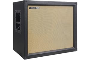 Sound Town 2 x 12" 130W Open-Back Guitar Speaker Cabinet, Birch Plywood, Black Tolex, Wheat Cloth Grille (GUC212OBBK)