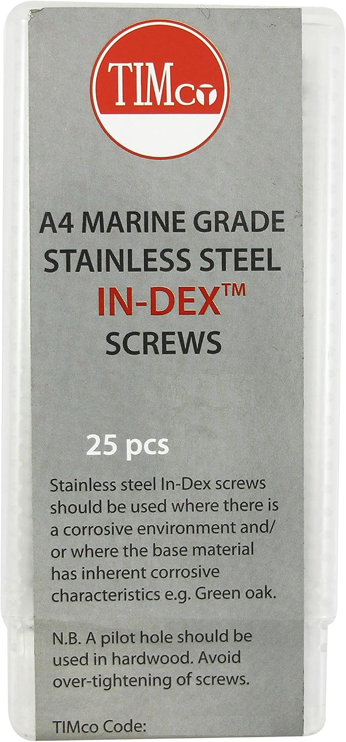 TIMCO Timber Screws, 6.7 x 150, Silver, Tube of 25, Great for decking timber to timber applications - Image 3