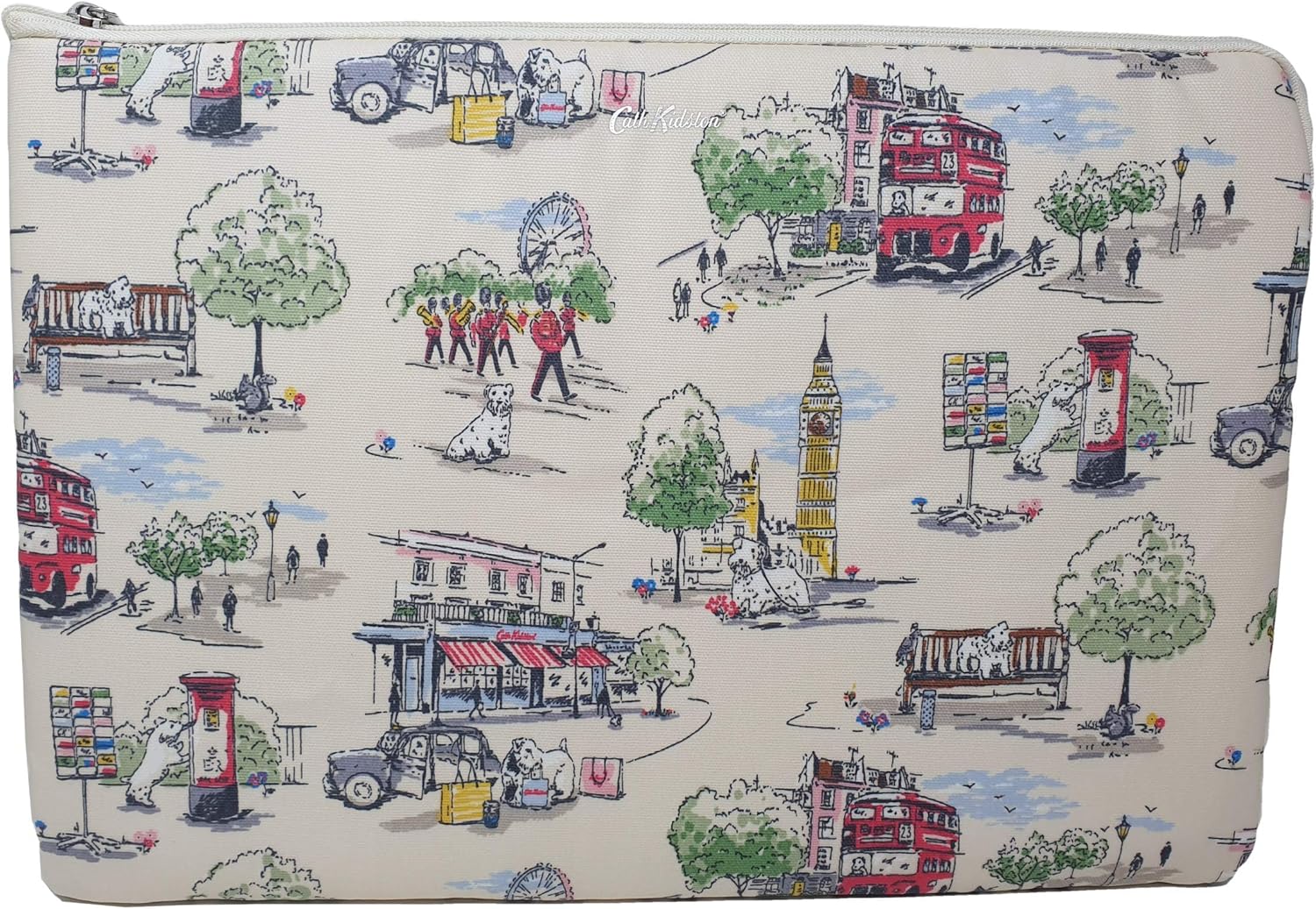 Cath Kidston Billie goes to Town 15″ Laptop Sleeve case in Ivory