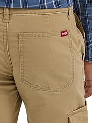 Wrangler Authentics Boys' Cargo Pant, Kelp, 6 Slim