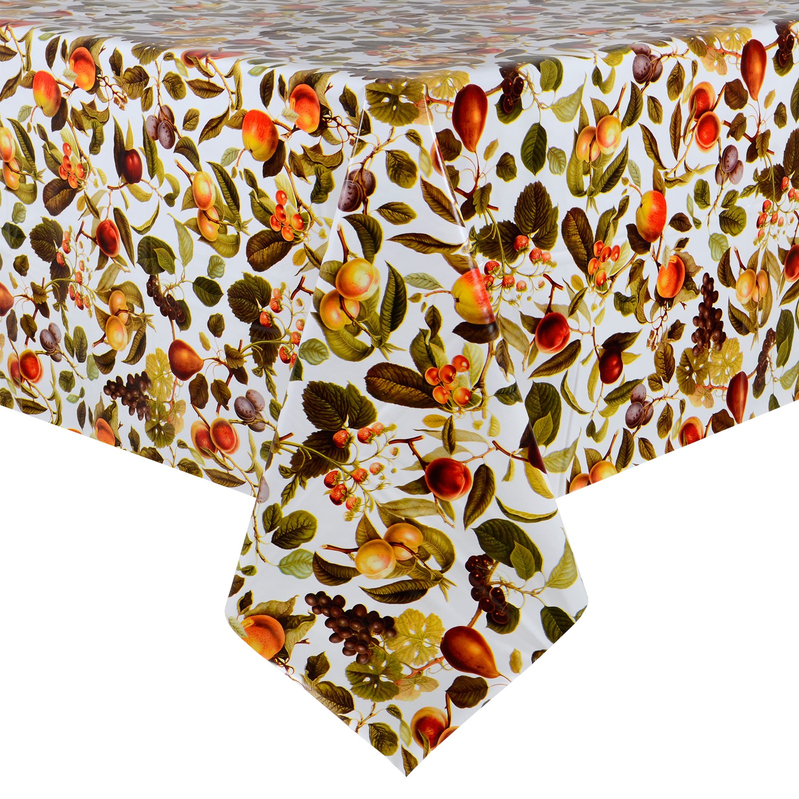 Micro-Pro Fruit Wipe Clean PVC Vinyl Tablecloth Dining Table Cover Protector 140x240cm
