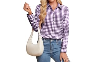 Button Down Shirts for Women Wrinkle Free Dress Shirt Classic Fit Long Sleeve Casual Business Blouse Work