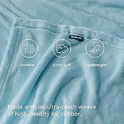 Bedsure GentleSoft Fleece Throw Blanket for Couch