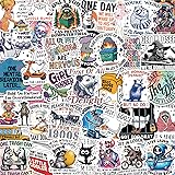 200 PCS Funny Holographic Stickers for