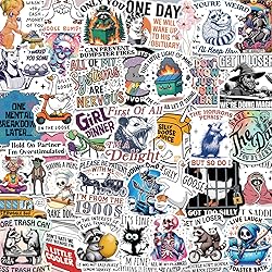 200 PCS Funny Holographic Stickers for