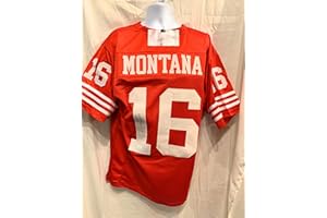 MISTER MANCAVE Joe Montana San Fransico 49ers Signed Autograph Custom Jersey JSA Witnessed Certified