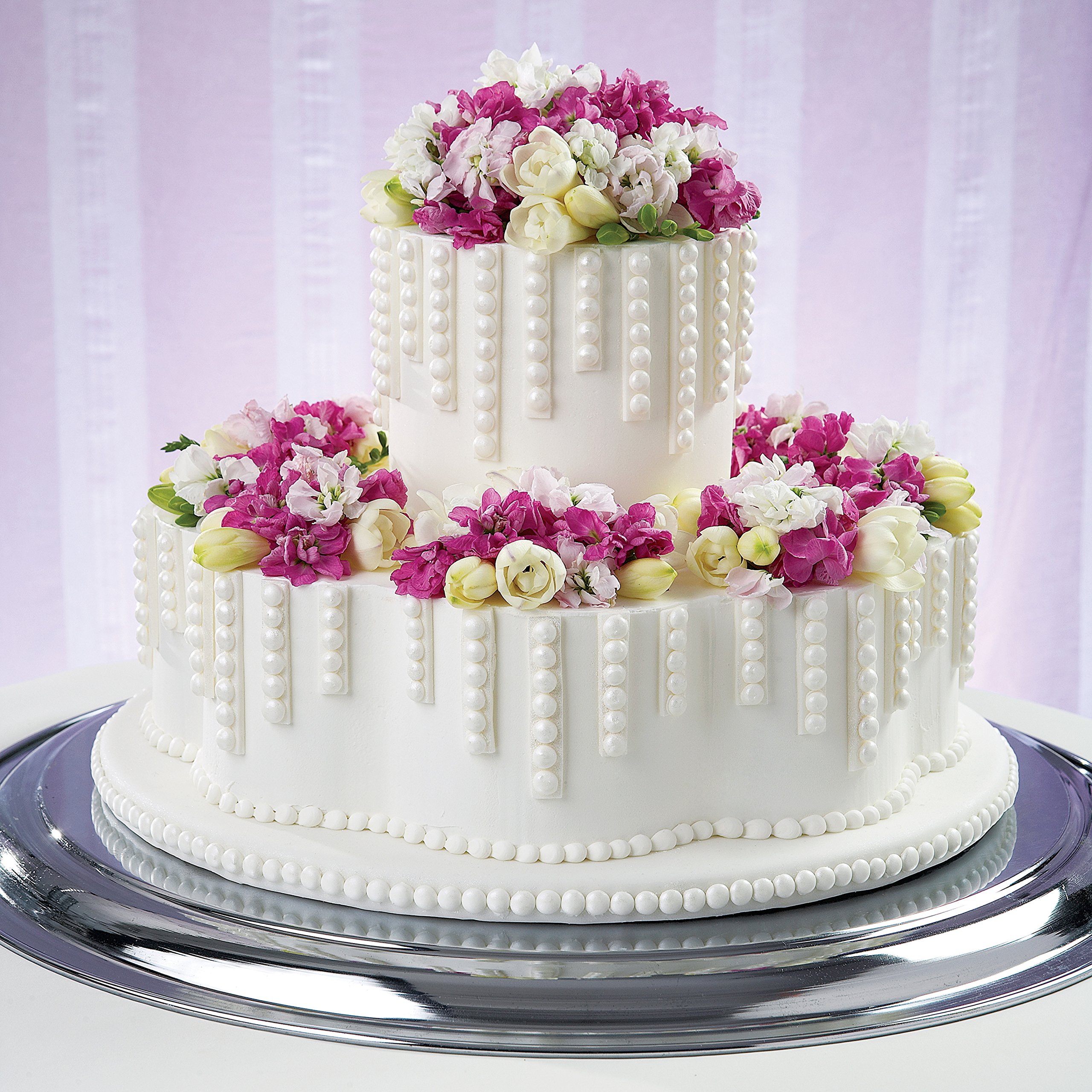 Wilton Performance Pans Flower Cake Pan, 4Piece Petal Shaped Set of 17