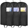 32-Inch Long Garment Bags - 3 Pack, 10" Gusseted, For Suits, Dresses, Coats & Fur Storage - View #12
