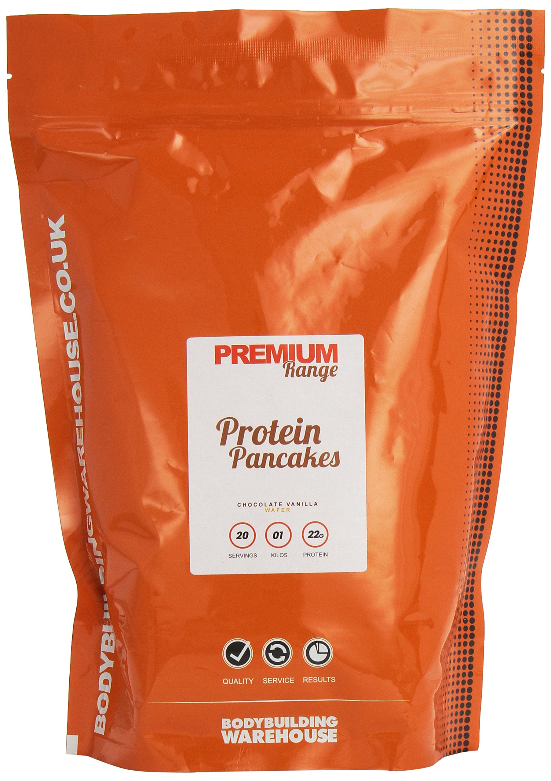 Buy Bodybuilding Warehouse Premium Protein Pancakes Powder Vanilla ...