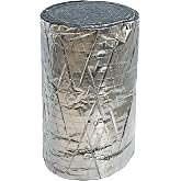 Frost King CF55 Foil Backed "No Itch" Natural Cotton Duct Wrap, 12-Inch x 1-Inch x 15-Feet