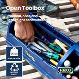 Raaco 137195 Open Toolbox Tool Box Blue Danish Quality Polypropylene view 3