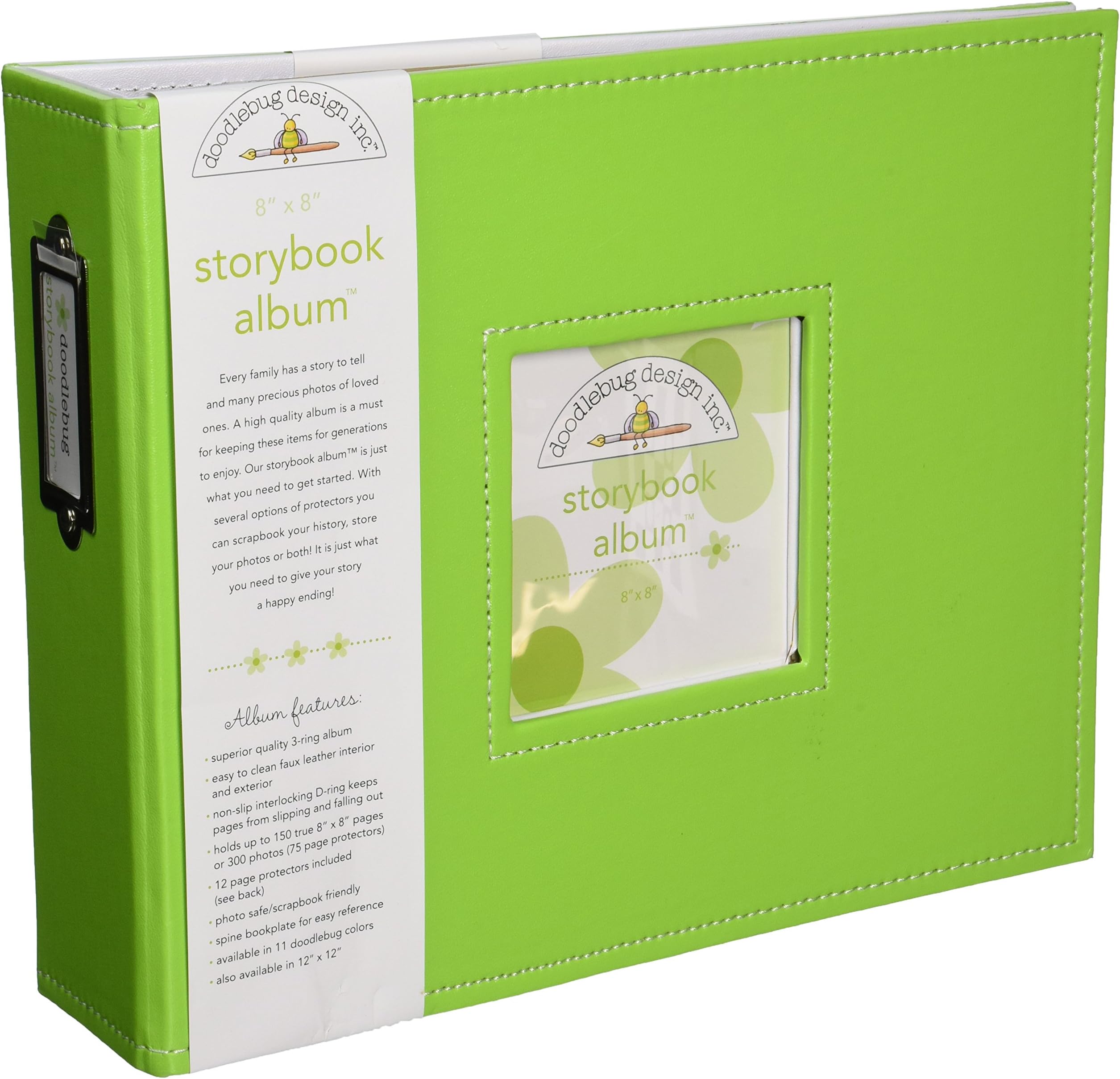 Albums 8 x 8-inch Doodlebug Designs Storybook, Limeade