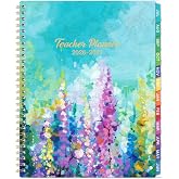 Teacher Planner 2026-2027 - Teacher Lesson Planner 2026-2027, July 2026 - June 2027, 8.3" x 11", Weekly &amp; Monthly Lesson Plan Book for Teachers with Twin-Wire Binding for Teachers - Oil Painting
