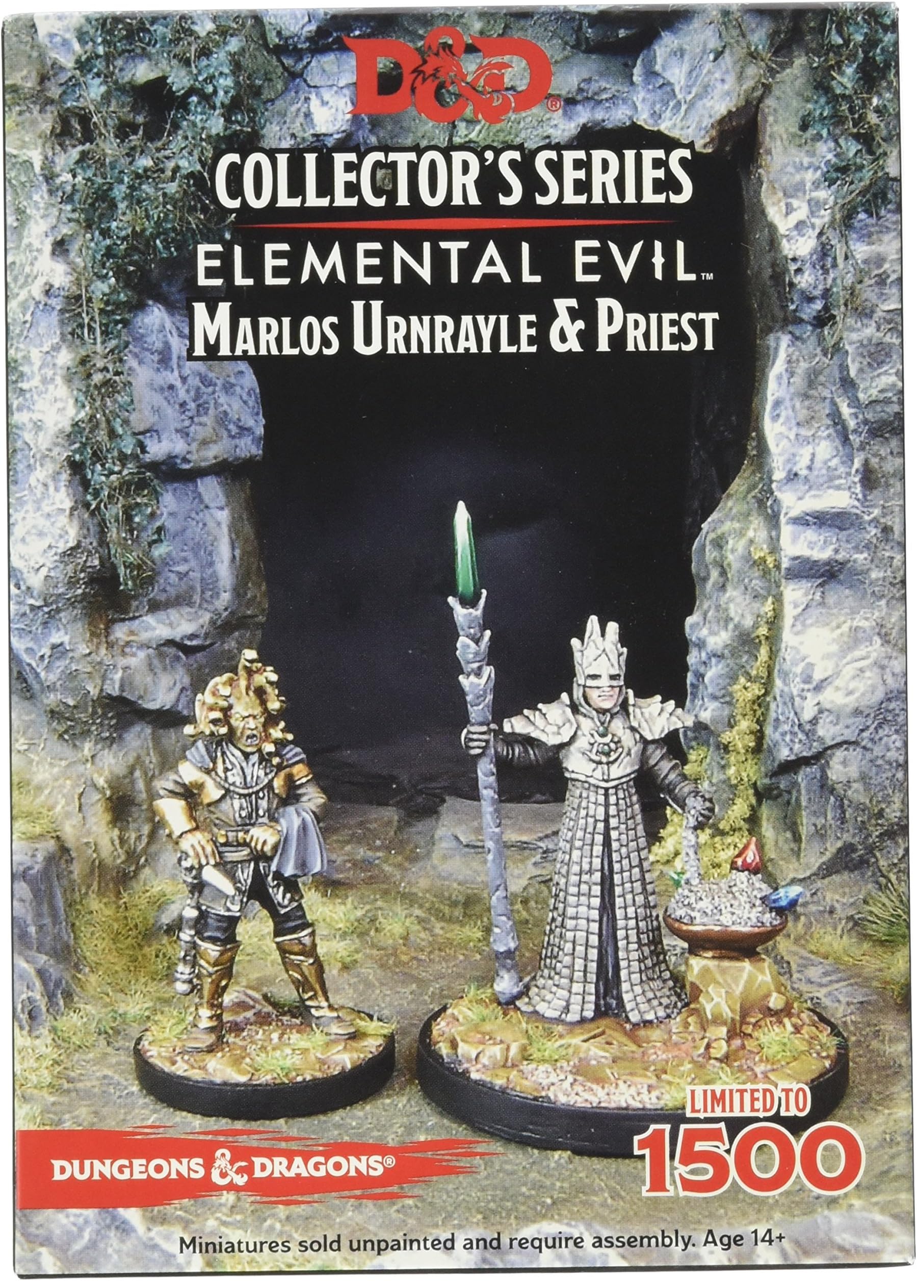 Battlefront Miniature GF971039 "Temple of Elemental Evil Marlos Urnrayle and Priest" Game
