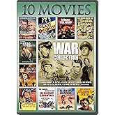 War, 10-Movie Collection: The Eagle and The Hawk / The Last Outpost / Bengal Brigad / Jet Pilot / Ulzana's Raid / To Hell and Back / In Enemy Country / Raid on Rommel / Battle Hymn / Wake Island(Packaging may vary)