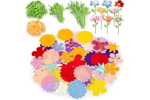Toyly DIY Fabric Flower Bouquets Toys Accessories - Flowers Market Toy Accessories - Arts & Crafts Toy Accessories