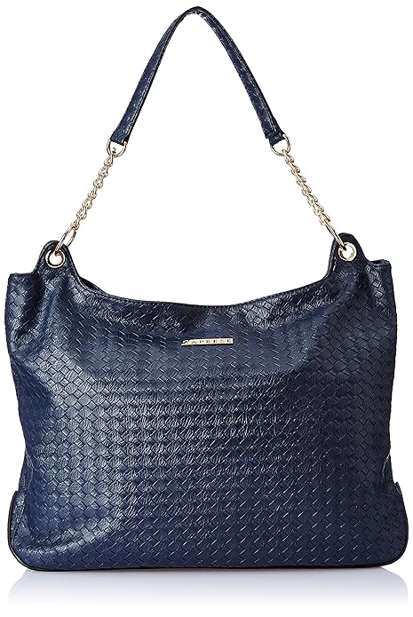 caprese blue solid shoulder bag