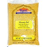 Rani Moong Dal (Split Mung Beans without skin) Lentils Indian 8lbs (128oz) Bulk ~ All Natural | Gluten Friendly | NON-GMO | V