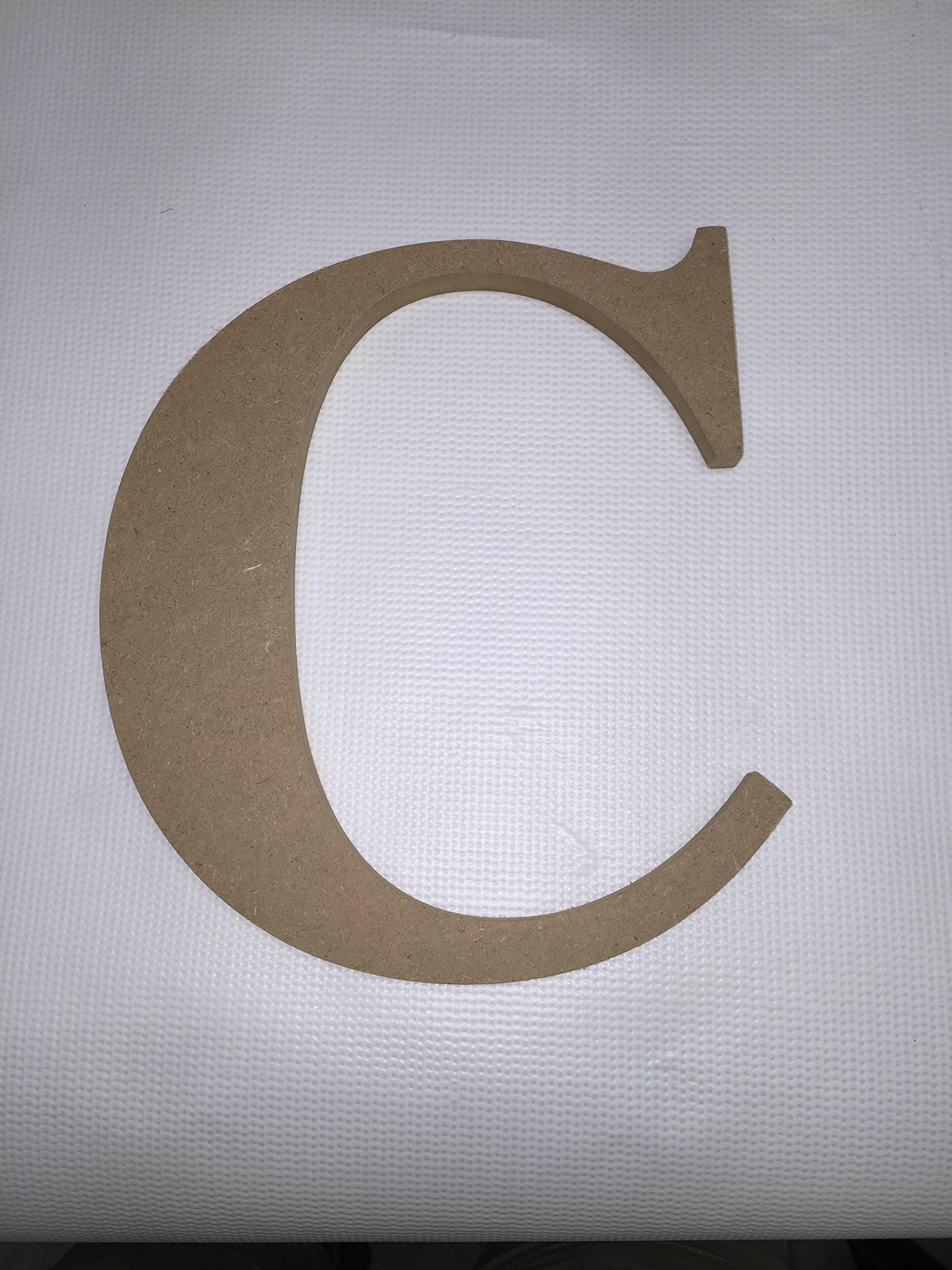Wooden Wall Letter Hanging Initials Letters (C)