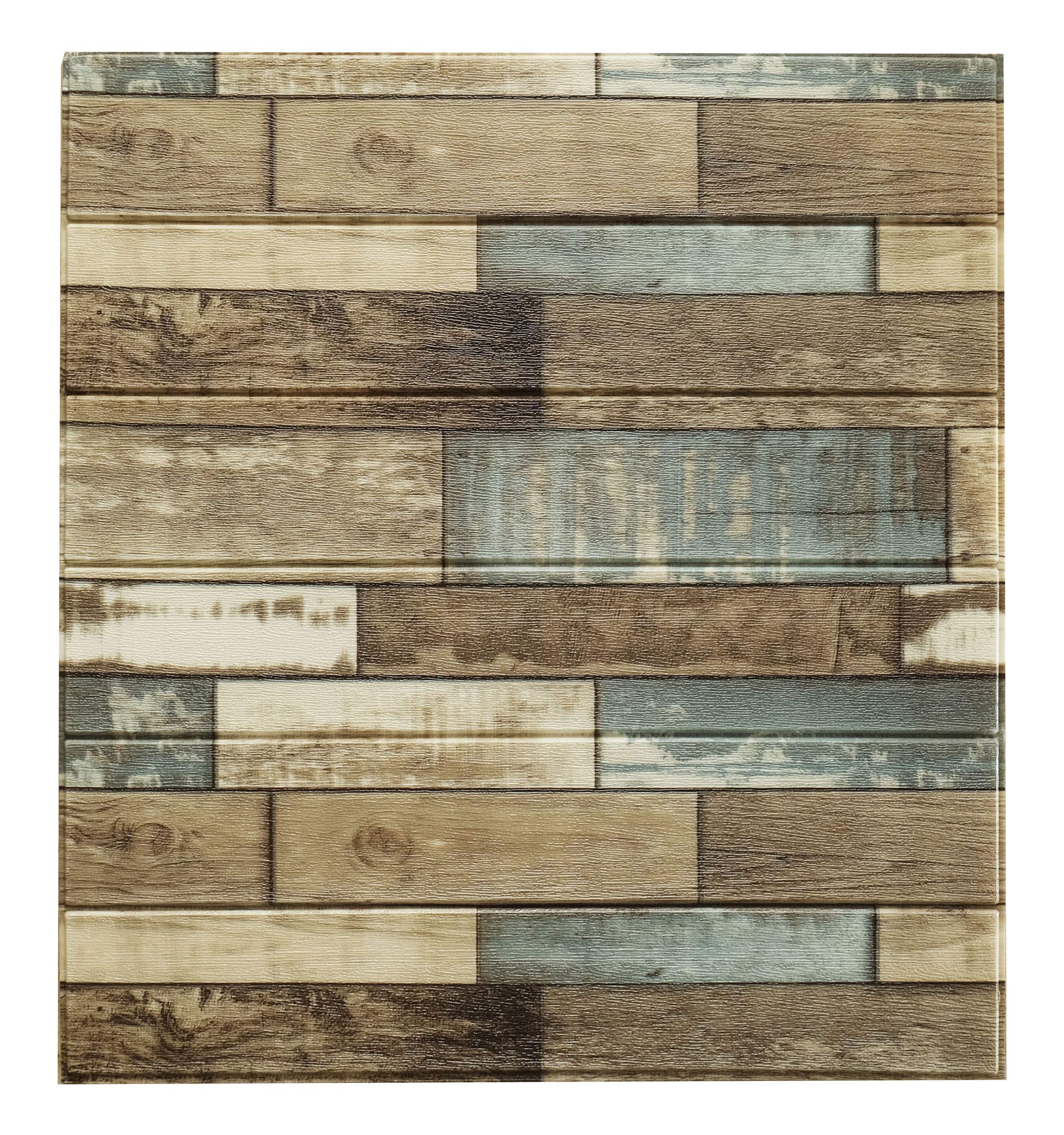 STORE 2508 Store2508 Polyethylene Self Adhesive 3D Wall Brick Wallpaper, 70 x 77 cm