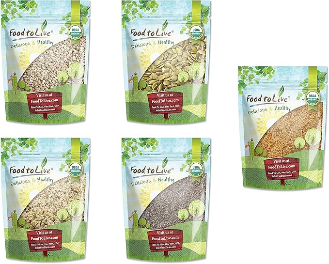 Semillas Orgánicas Omega-3 en una caja de regalo - un paquete ...