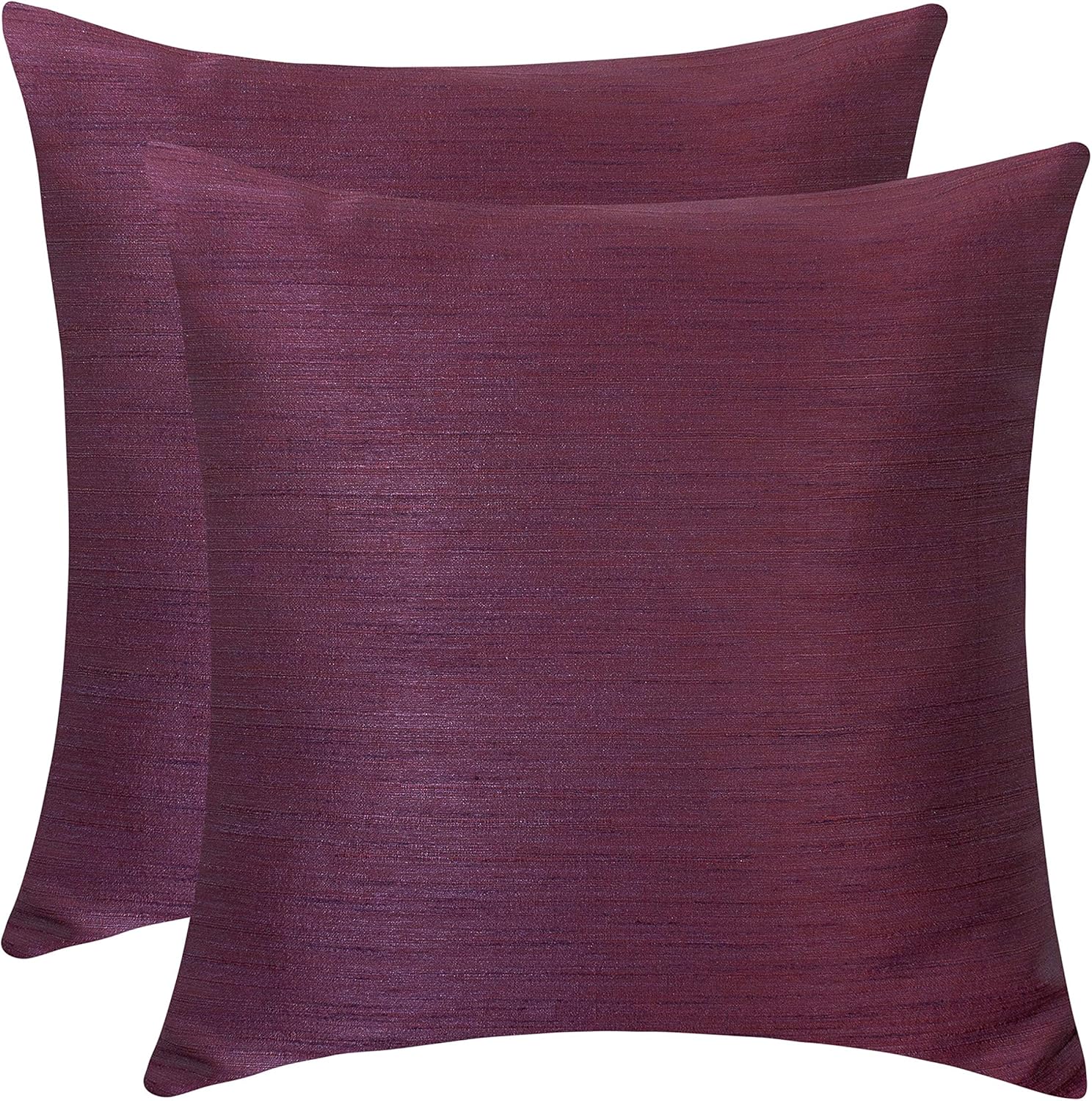 Amazon Com The White Petals Plum Pillow Cases Set Of 2 Covers