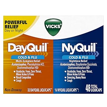 Vicks DayQuil and NyQuil Cough Cold and Flu Relief