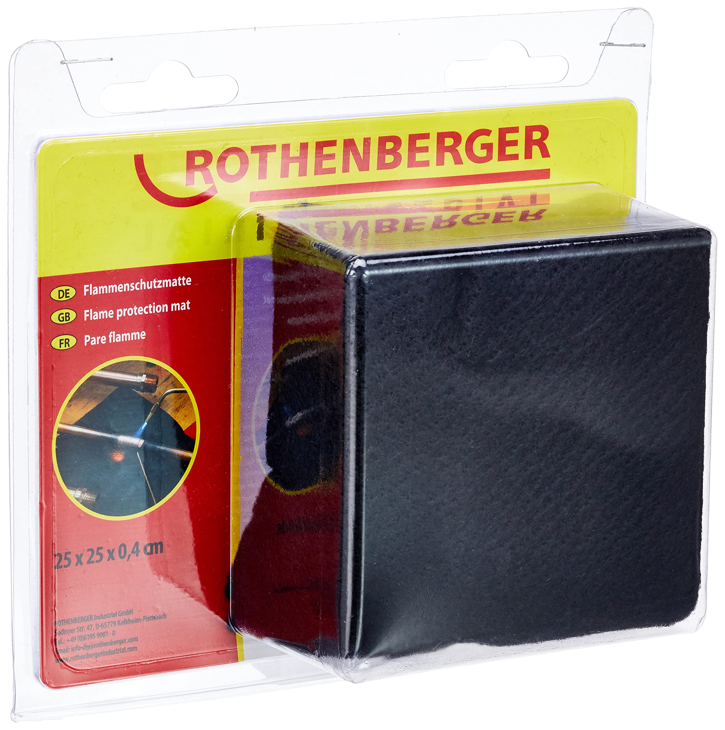Rothenberger 031051e – Cloth of fireproof, Black