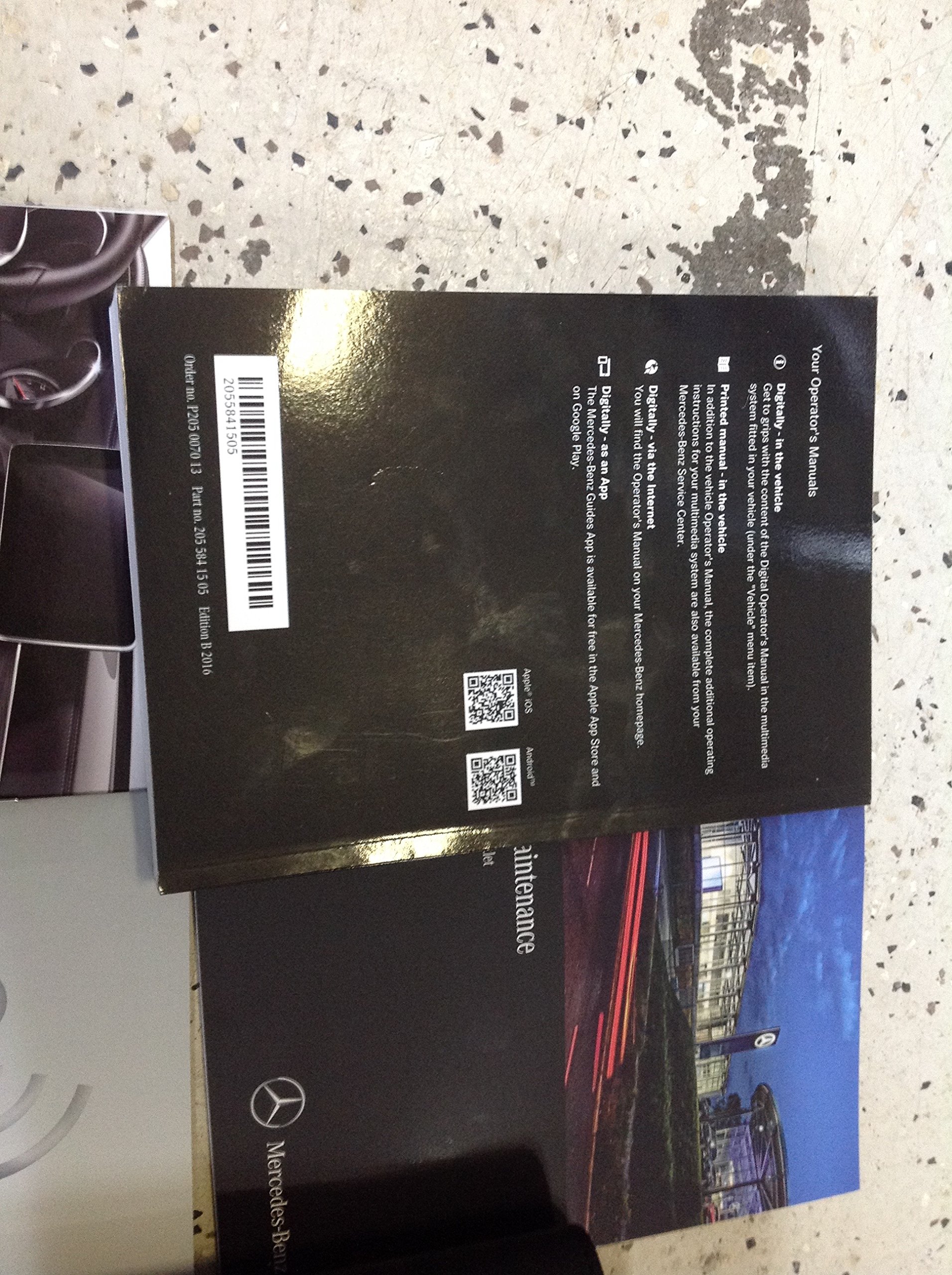 2016 MERCEDES BENZ GL350 GL450 GL550 Owners Operators Owner Manual Set OEM:  MERCEDES: Amazon.com: Books