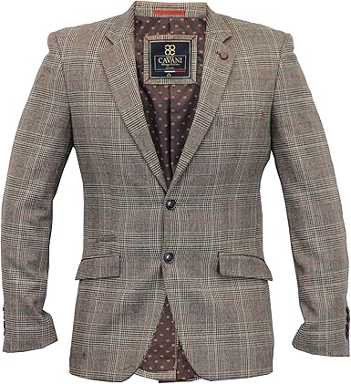 checked coat mens