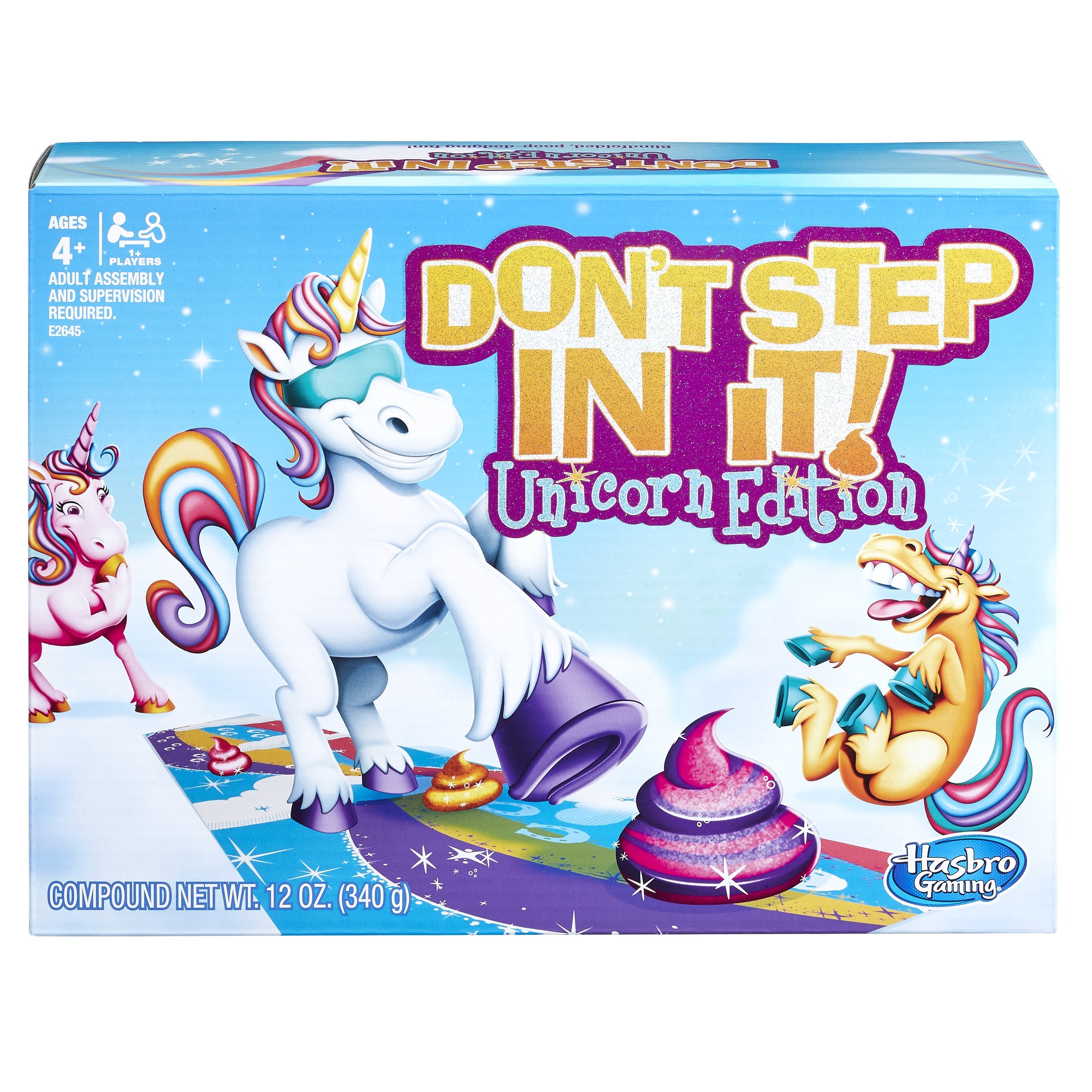 Hasbro Gaming Don’t Step In It Game, Unicorn Edition (Amazon Exclusive